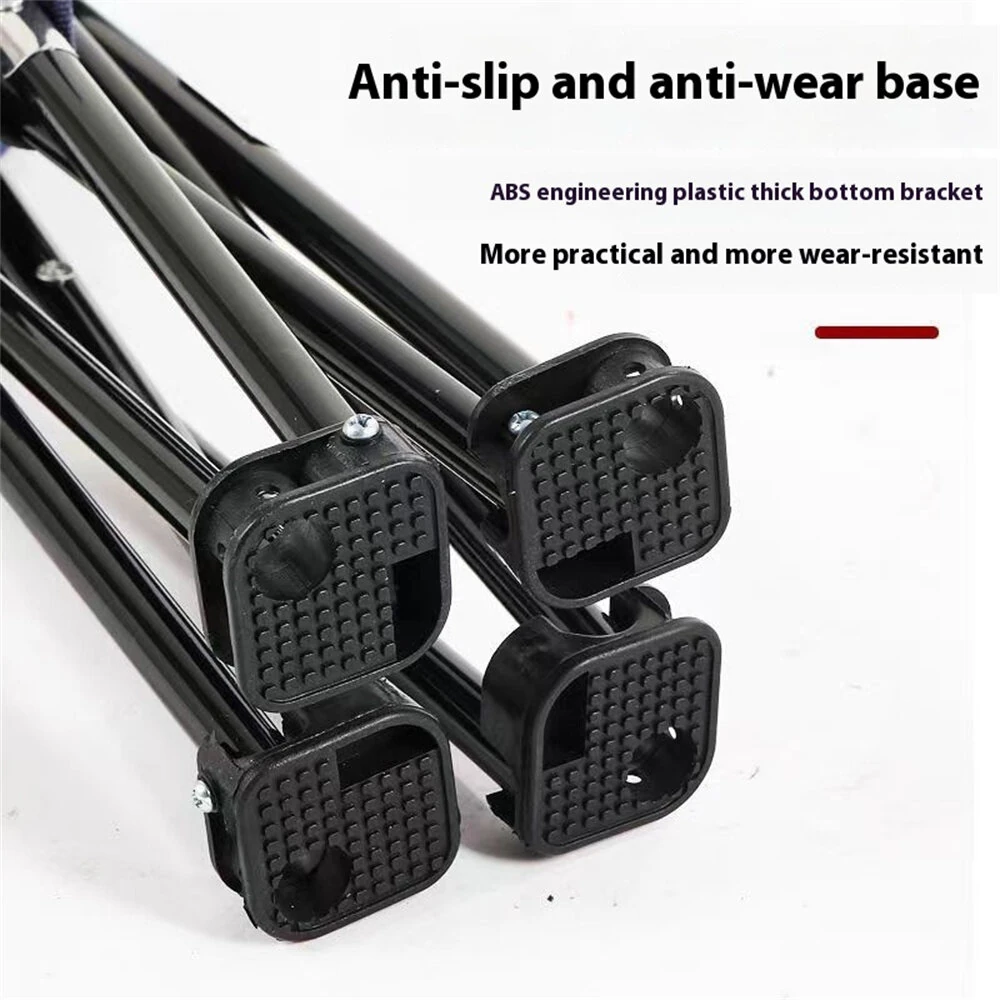 (image for) IPRee Portable Camping Folding Chair Footrest Compact Lightweight Travel Foot Rest Stool for Outdoor Park Lawn BBQ with Storage Bag